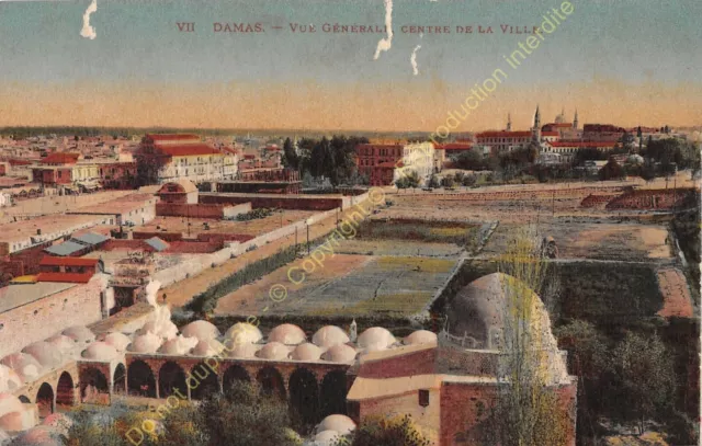 CPA Syria Damas View General Center City Edit Neurdein