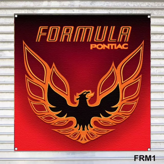 Pontiac Formula Firebird Banner Sign Wall Art