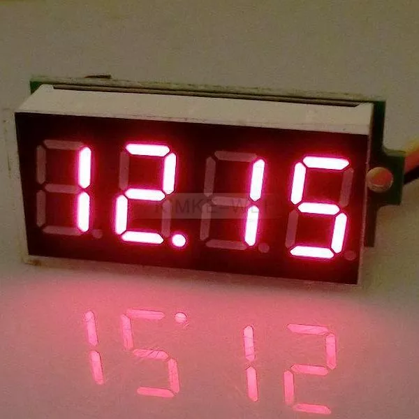 DC 0-33V Red 0.36" LED 4 Digit Digital Voltmeter Voltage Panel Meter