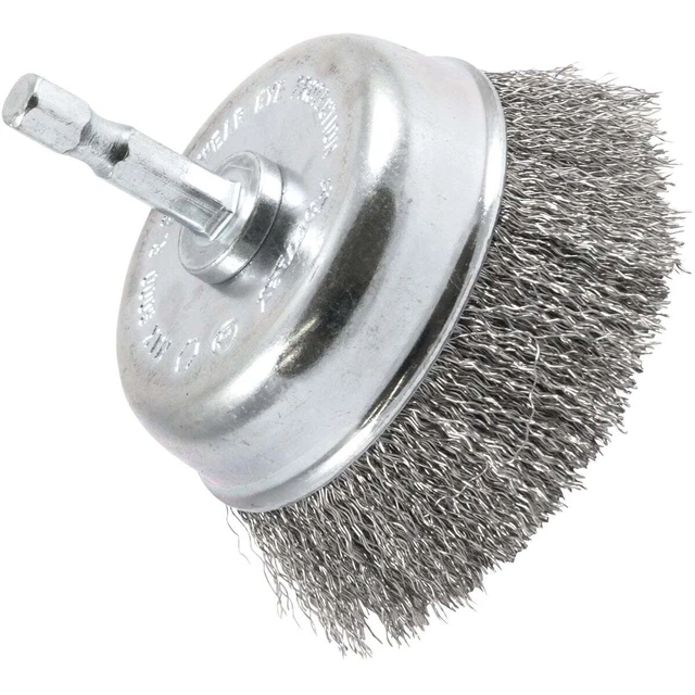 Forney 3 In. 1/4 In. Hex Fine Drill-Mounted Wire Brush 72732 Forney 72732