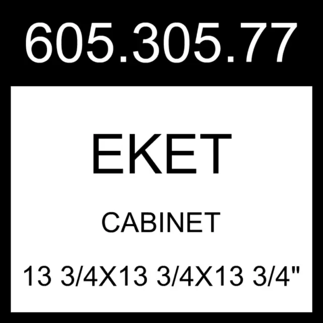 IKEA EKET Cabinet Brown Walnut Effect  13 3/4x13 3/4x13 3/4" 605.305.77