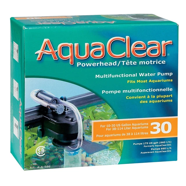 AquaClear Bomba de Acuario Powerhead 30 ,Nuevo