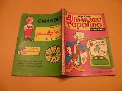 Almanacco Topolino 1962 N° 9 Mondadori Disney Originale Molto Buono No Bollini
