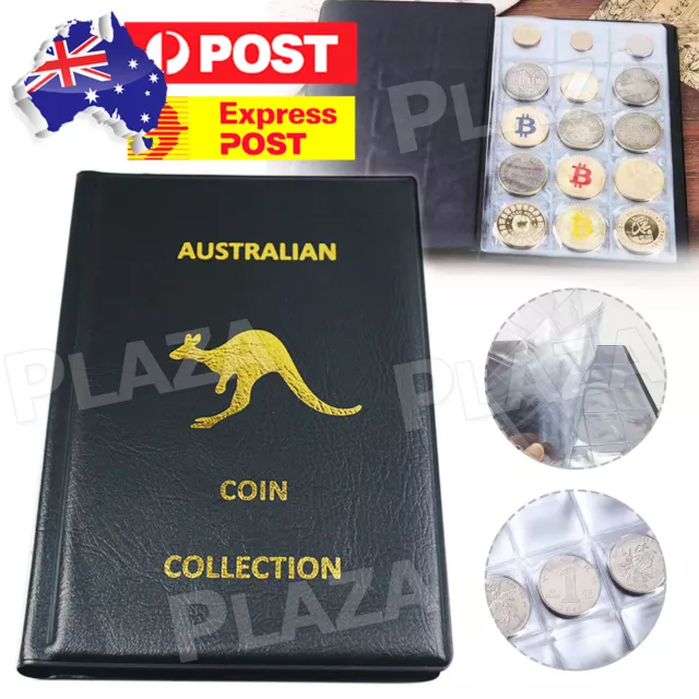 Coin Album - Australian Coin storage Folder Book Holds 150 Coins Suit 50c CenT A