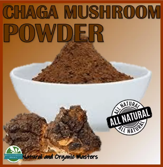 ✅ Chaga Mushroom Powder - Premium Quality - Promotes Immune Health