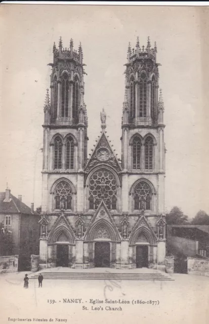 CPA 54 NANCY Eglise Saint-Léon (1860-1877)
