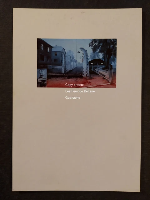 Hommage a Caspar David Friedrich Jacques MONORY  peinture carte postale postcard
