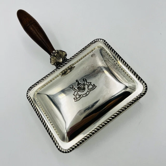 Silver Plated F. B. Rogers Ash Catcher Box Stamped: Major Ab Adversis Japan