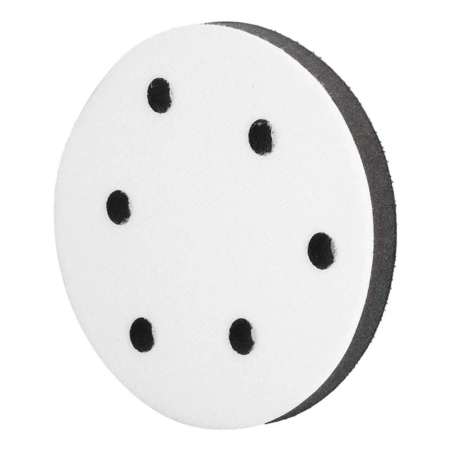 8 Fori 125 Mm Spugna Per Platorello 8 Fori - Cuscinetto Morbido Con Gancio E Anello, 125mm Per Levigatrici Cuscino Levigatura Pneumatico - Foto 12