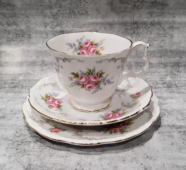 Royal Albert Tranquility  Bone China England Vintage Trio