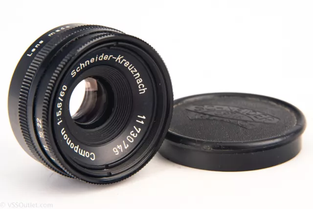 Schneider Componon 60mm f/5.6 Darkroom Photo Enlarging Enlarger Lens w Cap V24