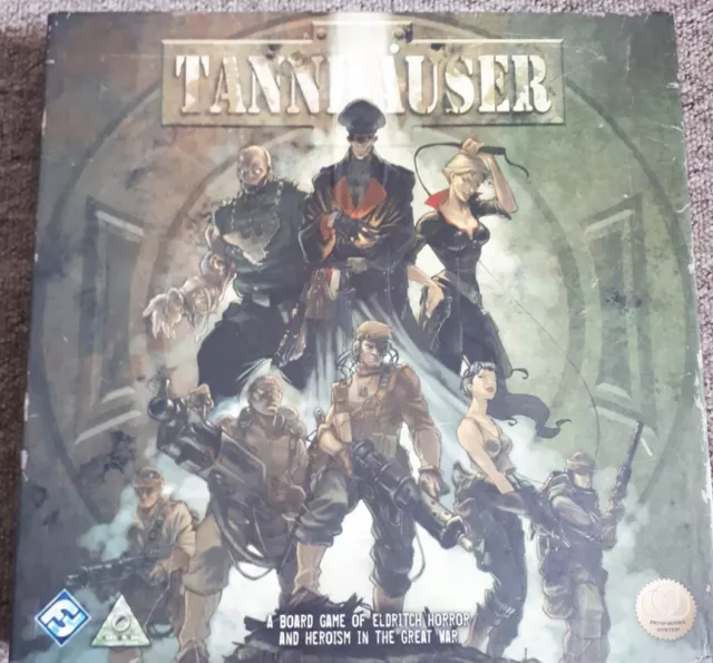 TANNHAUSER board game + YULA KORLITZ expansion (Fantasy Flight, complete)