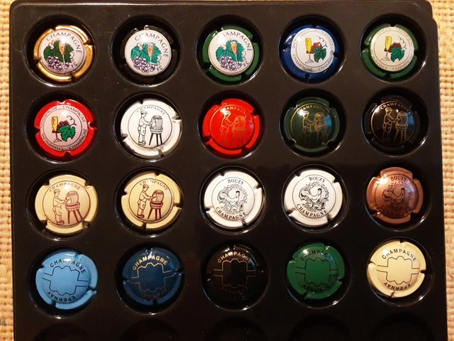 Lot de 500 supports de capsules de pièces de monnaie (17/20/25/27/30 mm) - 5 tailles - Boîte de rangement en plastique transparent avec joint de protection - Porte-pièces de monnaie rond avec