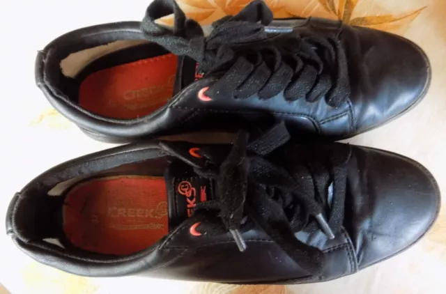 BASKET CREEKS NOIR brillant pointure 37 EUR 10 00 PicClick FR