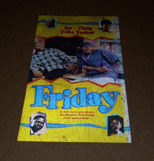 Friday Lenticular Store Display Sign 7" X 4" Ice Cube Chris Tucker