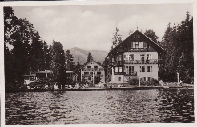 AK Bad Wiessee gel. 1936 Kurhaus Hubertus der Ferienheime für Handel und Industr