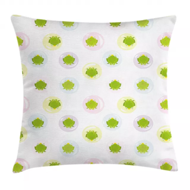 Conte de fée Housse de Coussin Frog Prince à Bulles