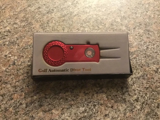 Golf Retractable Divot Tool / Ball Marker