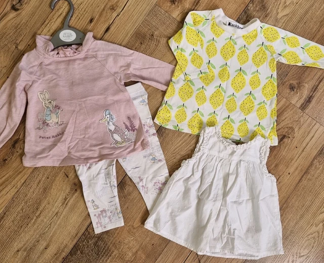 Baby Girl 6-9 Months Bundle Rabbit set and vest new without tag*combine postage