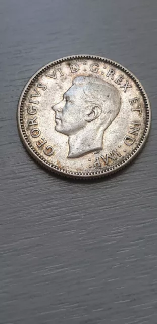 Monnaie, Canada, George VI, 25 Cents, 1944,  Argent