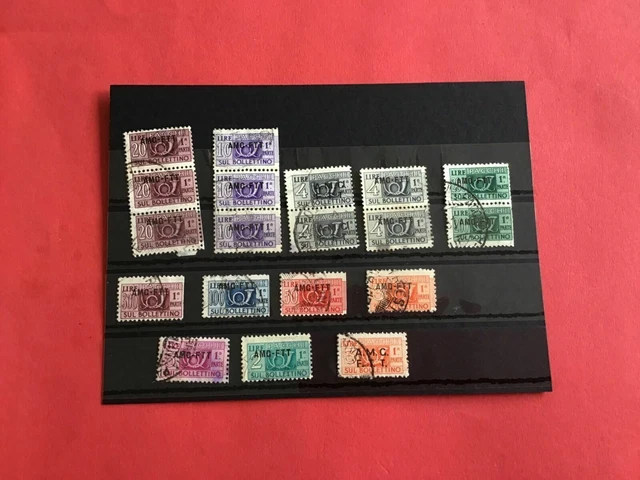 Italy Trieste Zone A Parcel Post  Stamps R37051