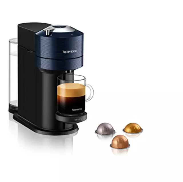 Nespresso Macchina da Caffè Krups Vertuo Next Blu Caffettiera Espresso YY4974FD