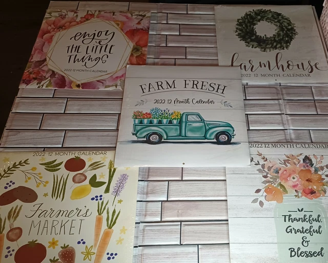 2020 WALL CALENDAR Inspiration set of 5, New, Sealed Arts style. $15.88