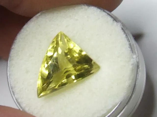 Yellow quartz free-form shaped gemstone..5.7 Carat