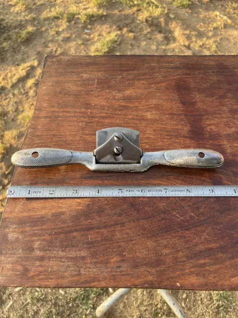Vintage  Flat Bottom Spokeshave,Spoke Shave Cast Iron Made In USA