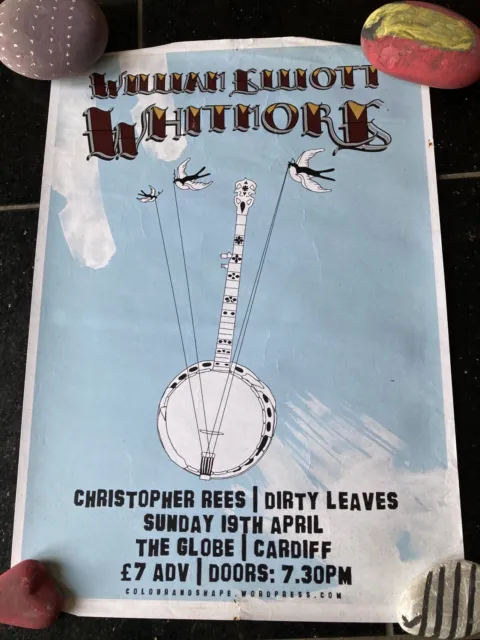 William Elliot Whitmore Poster Tour Poster 2006 METAL TOUR POSTER A3