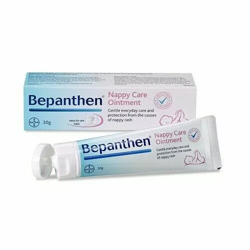 Bepanthen Ointment Nappy Care 30g Diaper Skin Rash gentle Heal Cream FREE P&P