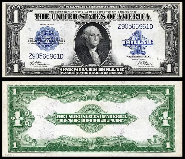 Repriduction 1 1923 United States Silver Certificate  Note Pls Read Description!