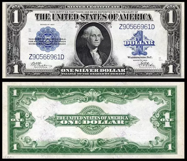 Repriduction 1 1923 United States Silver Certificate  Note Pls Read Description!