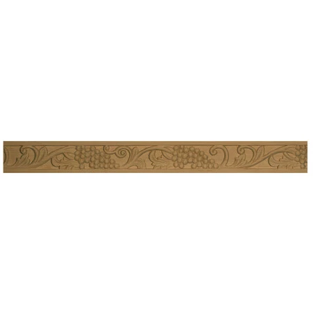 OSBORNE WOOD PRODUCTS 7402.96C 1 3/4 x 3/8 x 96 Grape Moulding in Cherry