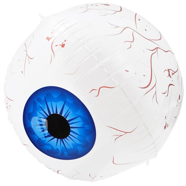 Ashata Globe oculaire gonflable d'Halloween Boule D'œil Gonflable LED