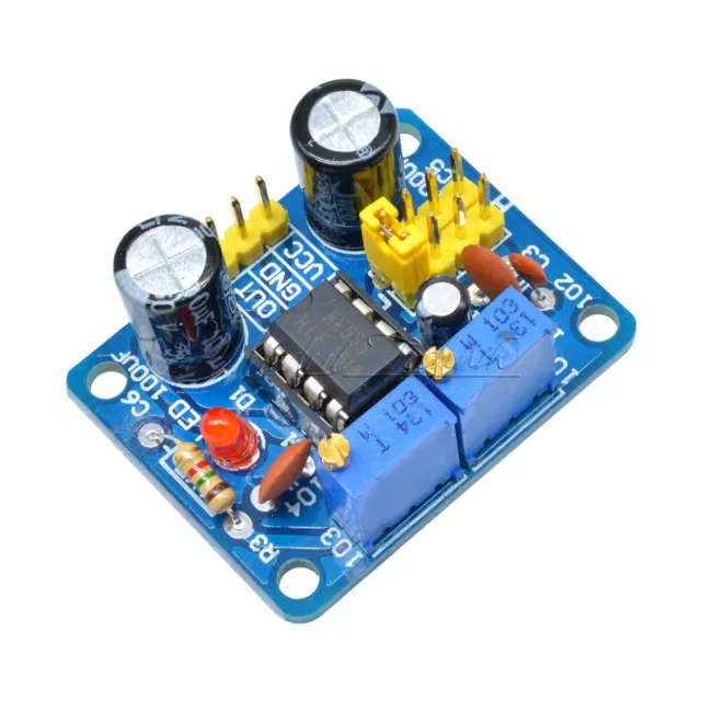 NE555 Duty Cycle and Frequency Adjustable Square Wave Module Board DIY Kit