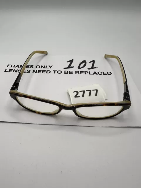 Liz Claiborne L383 0UV2 50-16-130 Havana Flex Hinge Eyeglasses Frame Flex