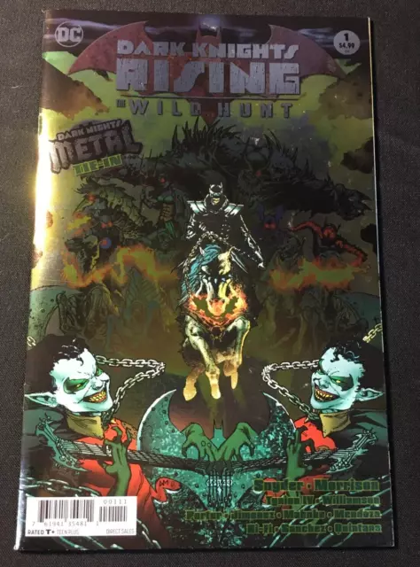 Dark Knights Rising Wild Hunt 1 Foil Batman Who Laughs Joker Robin Dc Comics