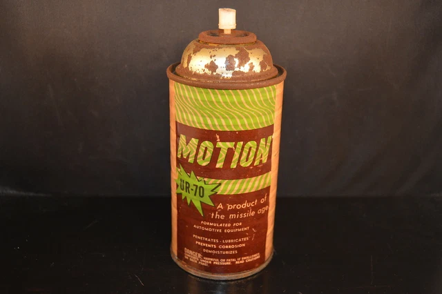 MOTION UR-70 AUTOMOBILE LUBRICANT "Product of the Missile Age"  car lube auto PA