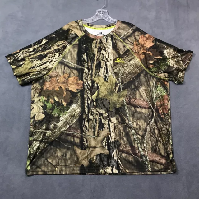 Mossy Oak Camo Shirt Mens 2XL Break Up Country Hunting Stretch T-Shirt XXL