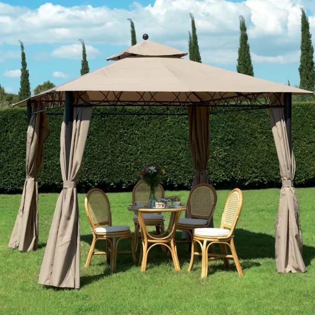 Set 4 Teli Laterali Per Gazebo Eden, Dimensione Telo: 260x200cm - 10259