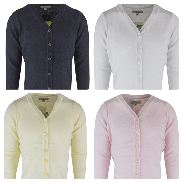 Cardigan scuola a maniche lunghe bottoni collo a V maglione leggero top 508