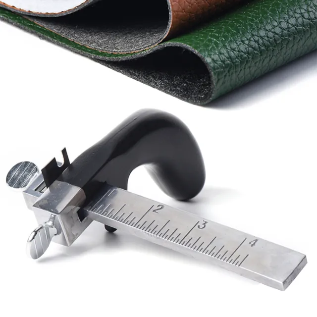 Professional Leather Draw Gauge Tool Strap Cutter Hand Craft Belt Cutting Blade