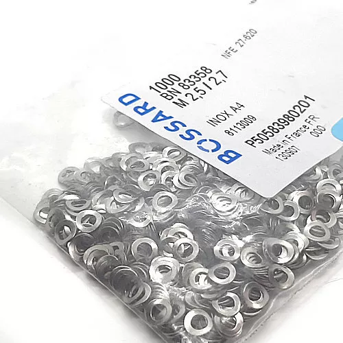 [200pz] 8113009 PAD M2.5/5X2.7X0.3/BN83358 DIN137B NFE27-620 PAD