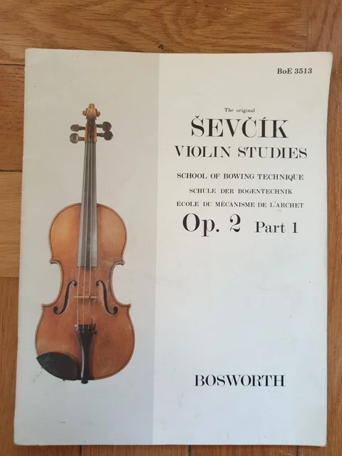 SEVCIK  Violin Studies - Op.2 Bosworth