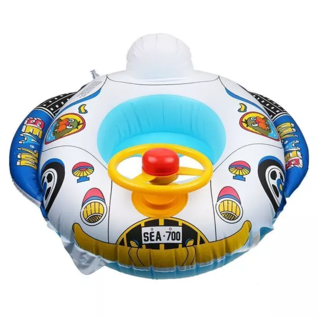 Kids Toy Water Inflatable Car Baby Ring Toddler Swimming Pool Float Seat Boat