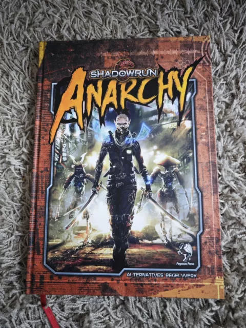 Shadowrun 5 - Anarchy - Regelwerk  (HC) *Wie Neu* Deutsch