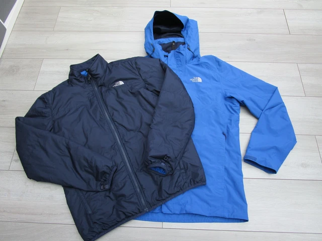 The North Face Mens Evolve 3in1 Triclimate Jacket & Liner Blue Hyvent L