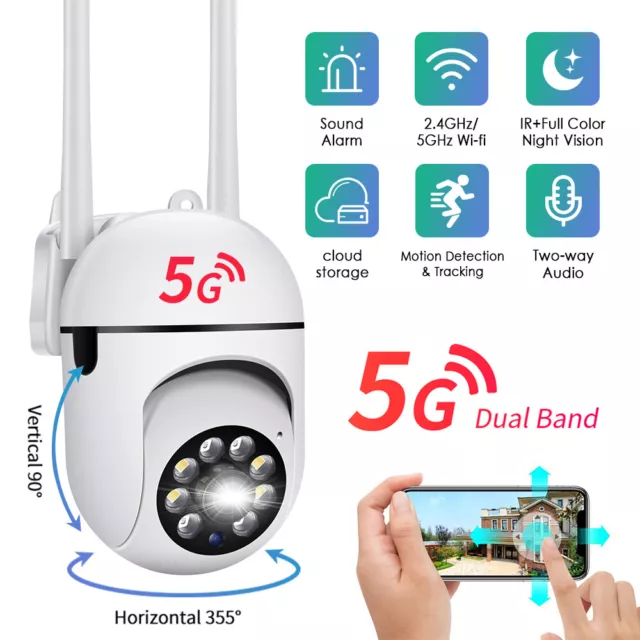 4PCS Dual Band WIFI Camera Wireless IP Camera Panoramic Video Motion Detection