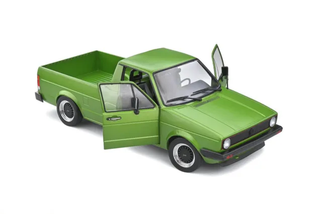 Vw Volkswagen Caddy Mki Pick Up 1982 Custom Iii Green Solido S1803507 1/18 Mk1